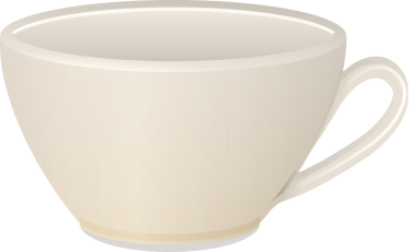 Kahve fincanı gerçekçi tasarım.