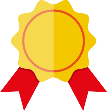 Kırmızı kurdeleli sarı banka damgası