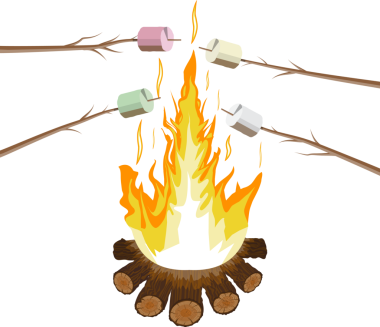 Şekerleme ikonlu şenlik ateşi