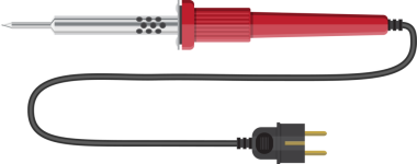 Plastik Saplı ve fiş ile lehimleme demir aracı
