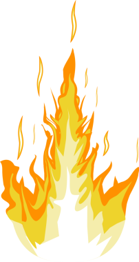 Yanan ateş ya da kamp ateşi