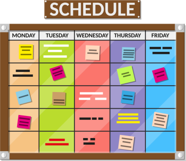 Yapışkan not kartlarındaki görevlerle dolu Scrum görev tahtası