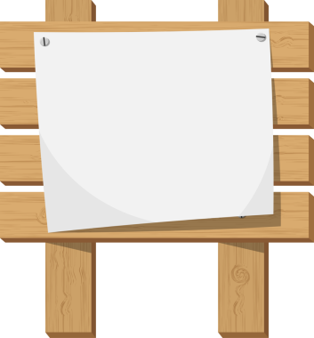 Boş yönünde ahşap tabela boş.