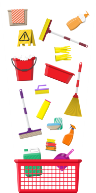 Temizlik hizmeti ve erzak