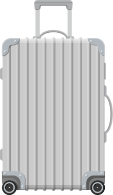 Modern seyahat çantası simgesi