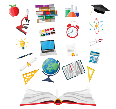Kitap ve eğitim öğelerin listeleridir