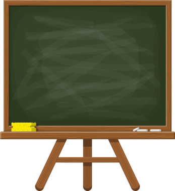 ahşap çerçeve ile boş yeşil yazı tahtası