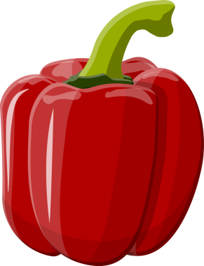 Pepper Bell sebze ikonu