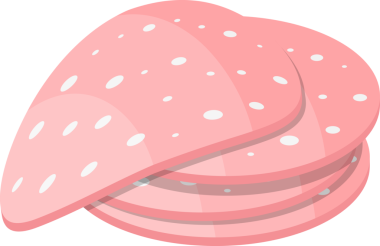 Et sosisi dilimi simgesi