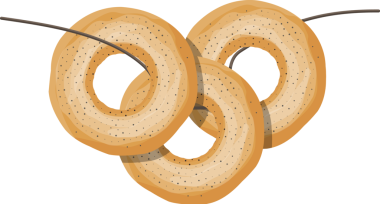 haşhaş tohumu ile simit.