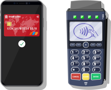POS terminal ve mobil akıllı telefon ödeme işlemi