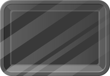 Mockup template polystyrene tray container.