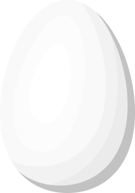 tavuk yumurtası beyaz izole