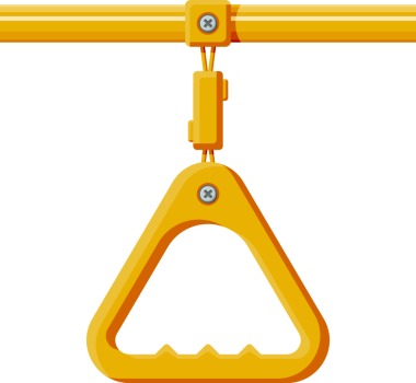 Taşımacılıkta tırabzanı tutan el..