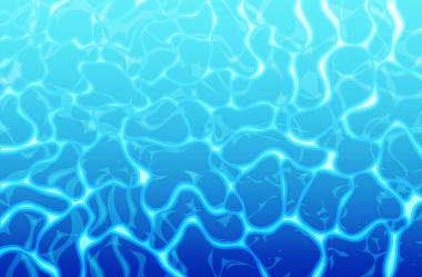 Güneş Yansımalı Su Yüzeyi. Mavi Su Bayrağı.