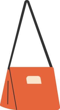 Kadın aksesuar çantası ya da el çantası.