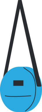 Kadın aksesuar çantası ya da el çantası.