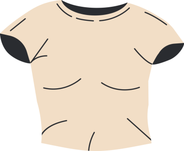 Erkek ve kadın tişört koleksiyonu