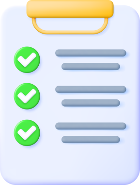 Kontrol Listesi Sembollü 3B Kağıt Pano Tutucu.