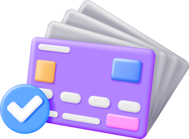 Onaylanmış İşaretli 3B Banka Kartları Yığını