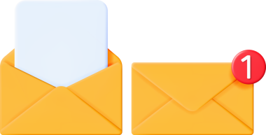 3D Aç ve Kapalı Posta Zarfı