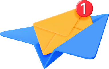 Kağıt Düzlemdeki 3D Posta Zarfı ve Bildirim İletisi