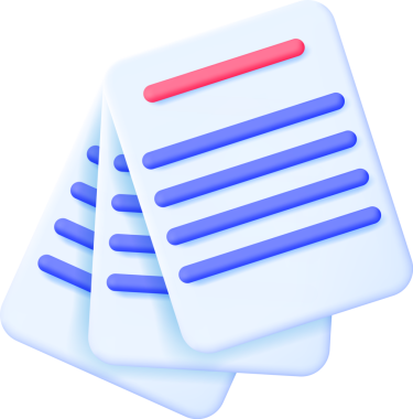 Metin Satırlı 3B Beyaz Kağıt