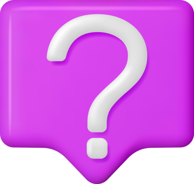 Soru İşaretli 3B konuşma balonu