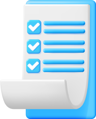 Kontrol Listesi Sembollü 3B Kağıt Pano Tutucu.