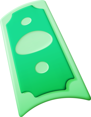 3B Yeşil Dolar Banknotu