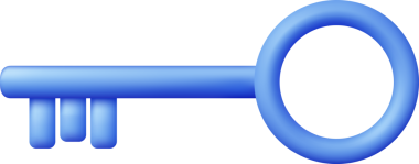 3B Mavi Klasik Anahtar