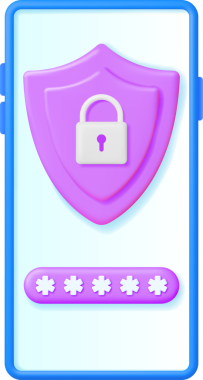 Ekranda Kalkan Kilidi olan 3B Cep Telefonu