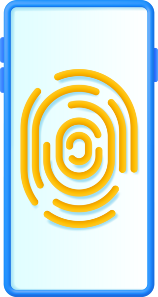 Cep telefonunda 3 boyutlu parmak izi