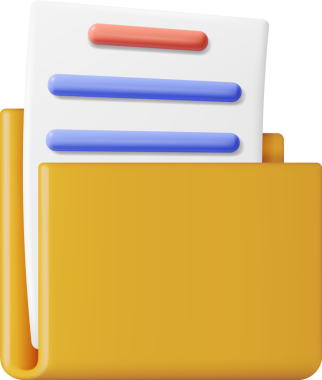 Kağıtlarla dolu 3B İş Dizini