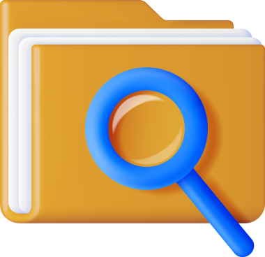 Büyüteçli 3B Belge Dizini