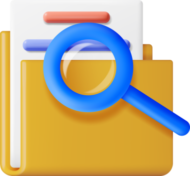 Büyüteçli 3B Belge Dizini