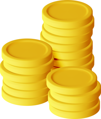 3B Altın Para Yığını