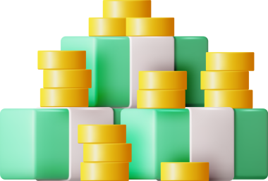 3D Banknote ve Altın Para