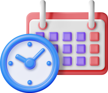 3D Kağıt Sarmal Duvar Takvimi ve Saatleri