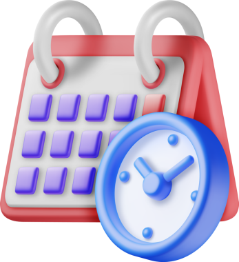 3D Kağıt Sarmal Duvar Takvimi ve Saatleri