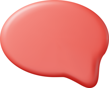 3B Kırmızı Boş Konuşma Baloncuğu