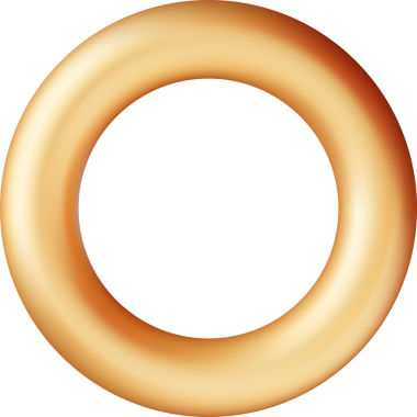 3B Altın Geometrik Şekil