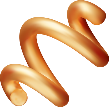 3B Altın Geometrik Şekil