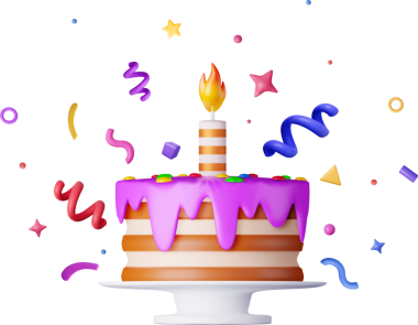 Mum ve Konfeti ile 3B Kek