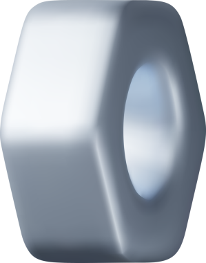 3 Boyutlu Hex Nuts Vida simgesi