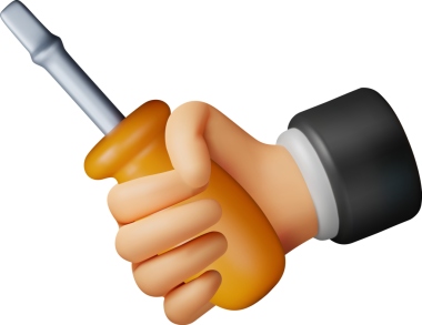 3d Tornavida Aracı Eldeki Simgesi