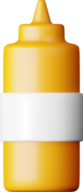 Fast Food için 3D Boş Plastik Şişe