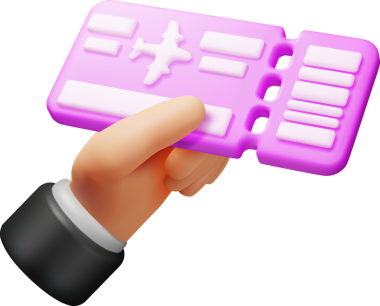 3d Havayolu Bileti veya Uçuş Kartı