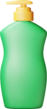 Pompalı 3D plastik şişe.