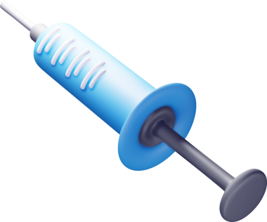 3D tıbbi plastik aşı şırıngası